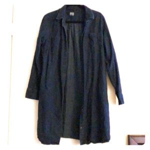 Jean button up pullover/dress